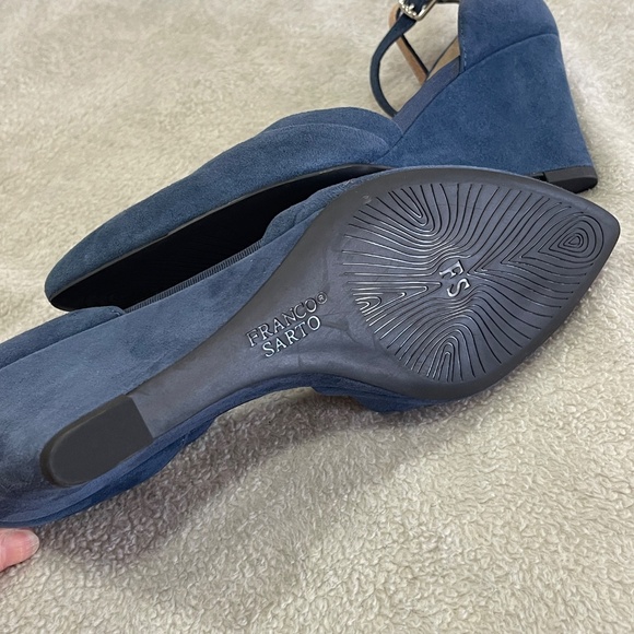 Frano Sarto Faye Wedge Pumps Size 7 - Picture 9 of 12